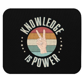 Discover Knowledge is Power Mouse Pads