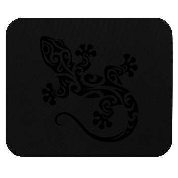 Discover Cute Gecko In T Tattoo Ink Style Mouse Pads