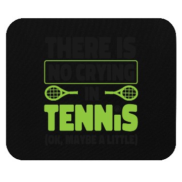 Discover Funny Tennis Player Racket There Mouse Pads