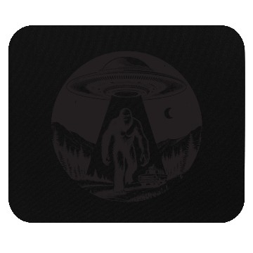 Discover Bigfoot UFO Abduction Mouse Pads