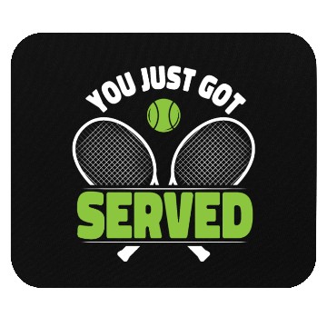 Discover Funny Tennis Player Racket Friends Mouse Pads