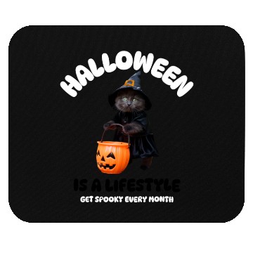 Discover Halloween Is A Lifestyle Funny Gift Mouse Pads