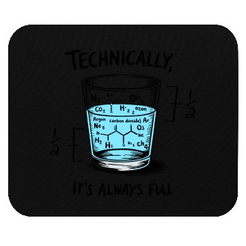 Discover Science is Optimistic Classic Mouse Pads