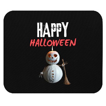 Discover Scary Snowman Halloween - Unique Monster Design Mouse Pads