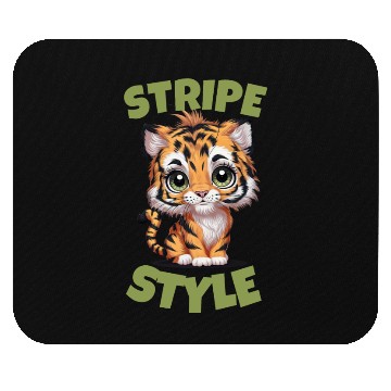 Discover Cute Tiger Stripe Style Mouse Pads