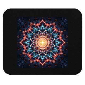 Discover Mandala Goes Down Electric Avenue Mouse Pads