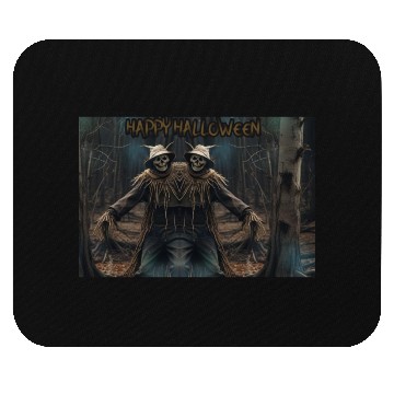 Discover Halloween Scarecrow HOLLYDAY Mouse Pads