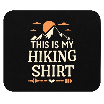 Discover This Is My Hiking Mouse Pads Wanderlust Retro