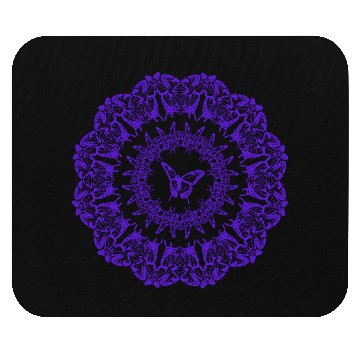 Discover A purple butterfly. Mouse Pads