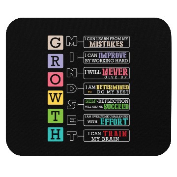 Discover Growth Mindset Positive School Classroom Teacher Mouse Pads