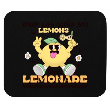 Discover Lemon Quote Mouse Pads