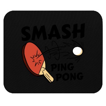 Discover Ping Pong Paddle and Ball Smash Mouse Pads