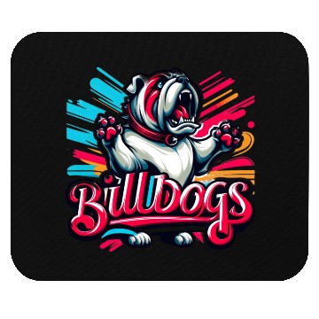 Discover Fierce Bulldogs: Unleash the Power.Mouse Pads