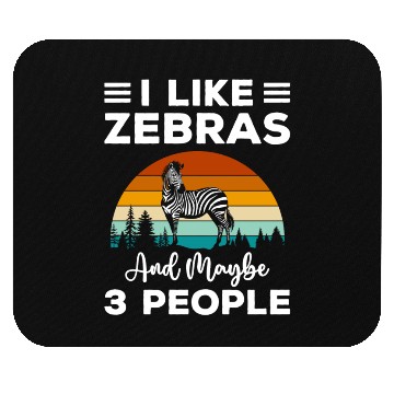 Discover Zebra Wilderness Nature Conservation Mouse Pads