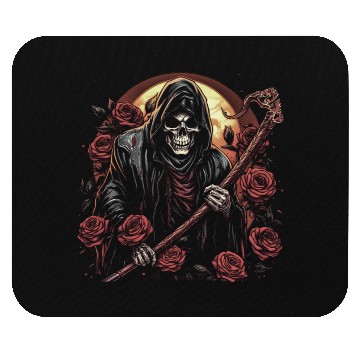 Discover dead skeleton death skull gothic horror Mouse Pads