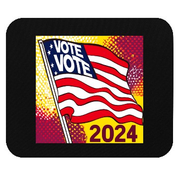 Discover Vote 2024 Election Mouse Pads 0001