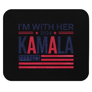 Discover Kamala Harris Support I'm With Her Vote Kamala Har Mouse Pads