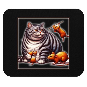 Discover Cat as a person Mouse Pads