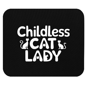 Discover Childless Cat lady Kamala Harris Mouse Pads