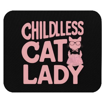 Discover Childless Cat lady Kamala Harris Mouse Pads