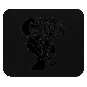 Discover Childless Cat lady Kamala Harris Mouse Pads