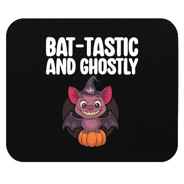 Discover Bat-tastic and Ghostly Halloween Fun Mouse Pads