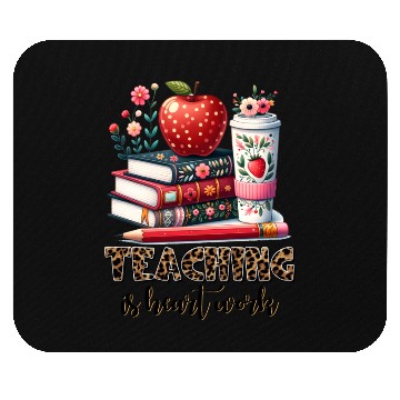 Discover teaching is heart work Mouse Pads