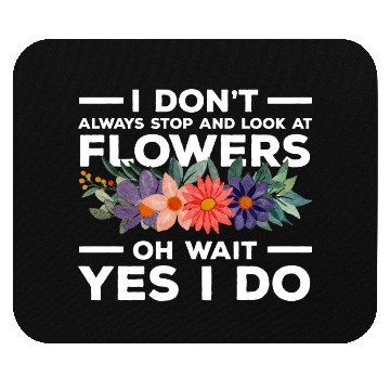 Discover Flowers Nature Design Couple Mouse Pads