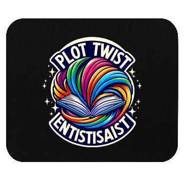 Discover Plot Twist Enthusiast ,Creative Writing Wear Mouse Pads