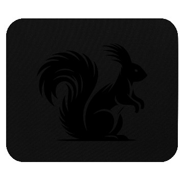 Discover Cute Squirrel With A Bushy Tail Mouse Pads