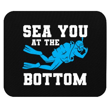 Discover Scuba Diving Diver Mouse Pads