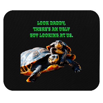 Discover Turtle and her son Mouse Pads