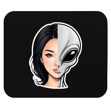 Discover Human-Alien Hybrid Hubrid Alien Agenda Mouse Pads