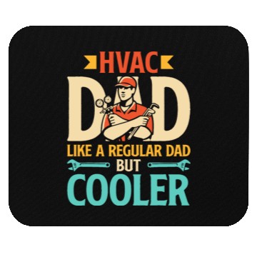 Discover HVAC Dad But Cooler Mens HVAC Technician Father Mouse Pads