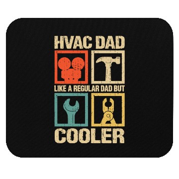 Discover HVAC Dad But Cooler Funny HVAC Technician Father Mouse Pads