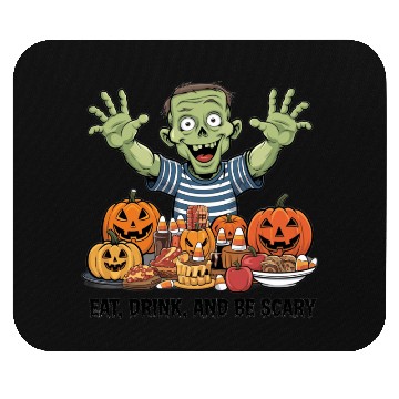 Discover Eat, drink, and be scary Mouse Pads
