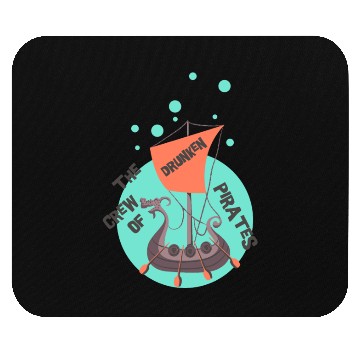 Discover pirates ship lovers Mouse Pads design