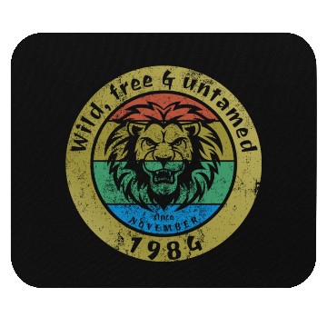 Discover 40th birthday Wild, free & untamed since 11/1984 Mouse Pads