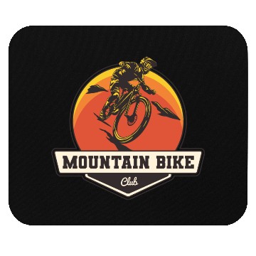 Discover Mountain Bike Club Mouse Pads