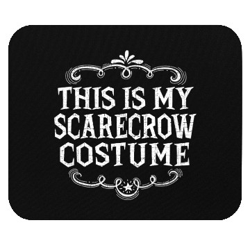 Discover This Is My Scarecrow Funny Lazy Halloween Costume Mouse Pads