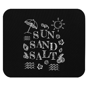 Discover Sun Sand Salt Beach Sea Surfing Vacation Mouse Pads