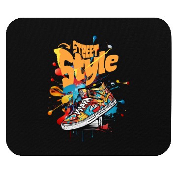 Discover 'Street Style' Graffiti Drip Shoe GD Mouse Pads