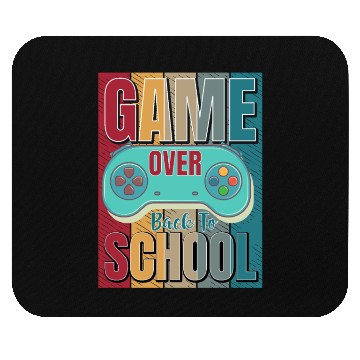 Discover Game Over Back To School Mouse Pads