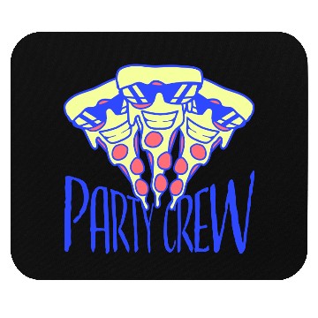 Discover Pizza Salami Fast Food Party Crew Sunglasses Team Mouse Pads