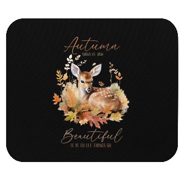 Discover Autumn Deer Mouse Pads