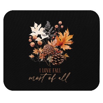 Discover Autumn Flowers Mouse Pads