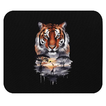 Discover Tiger Paradise Jungle for a Tiger lovers Mouse Pads