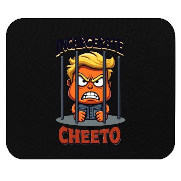 Discover Incarcerate Cheeto Anti-Trump Political Satire Mouse Pads