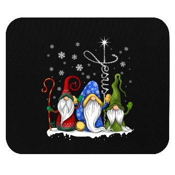 Discover Merry Christmas Gnomes Xmas Family Men Women Mouse Pads