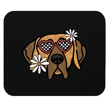 Discover Great Dane Brown Retro Dog Mouse Pads